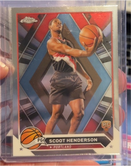 2023-24 Topps Chrome #60 Scoot Henderson — front