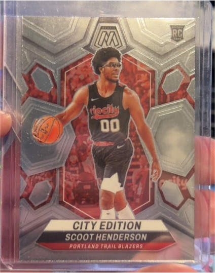 2023-24 Panini Mosaic #275 Scoot Henderson City Edition — front