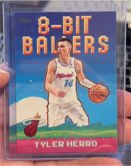 2025-26 Topps Basketball #8B-2 Tyler Herro 8-Bit Ballers — front