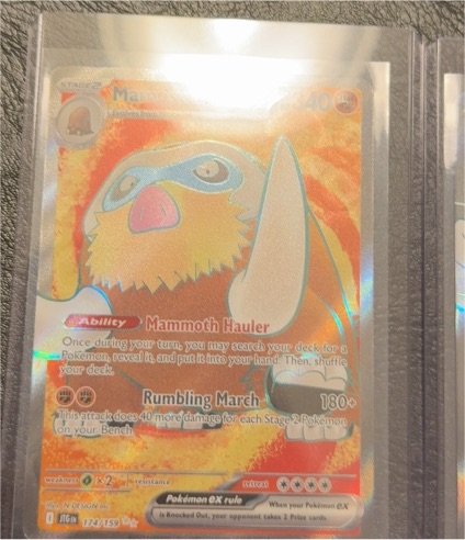 2022 Pokémon TCG Journey Together #174 Mamoswine EX — front