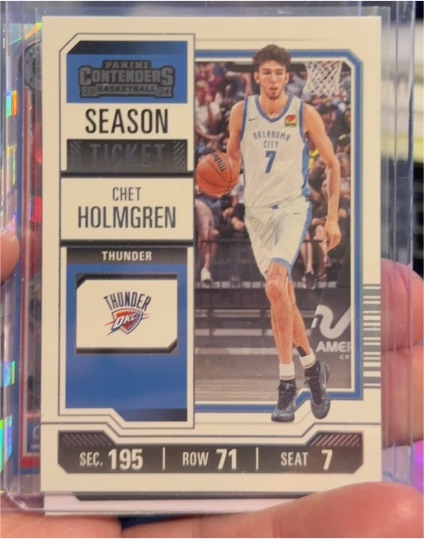 2023-24 Panini Contenders Season Ticket #33 Chet Holmgren — front