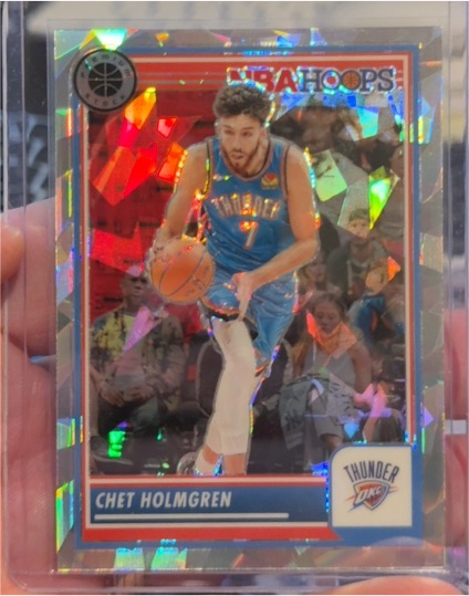 2023-24 Panini NBA Hoops Premium Stock #38 Chet Holmgren — front