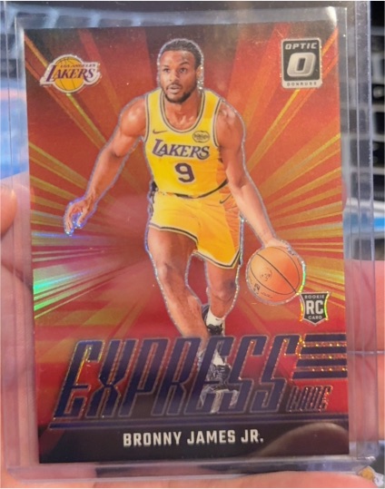 2024-25 Panini Donruss Optic #4 Bronny James Jr. — front