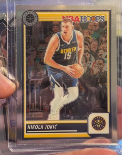 2023-24 Panini NBA Hoops Premium Stock #1 Nikola Jokić — front