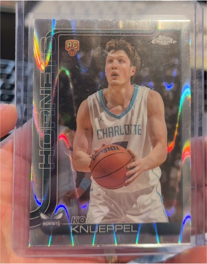 2025-26 Topps Chrome #254 Kon Knueppel — front