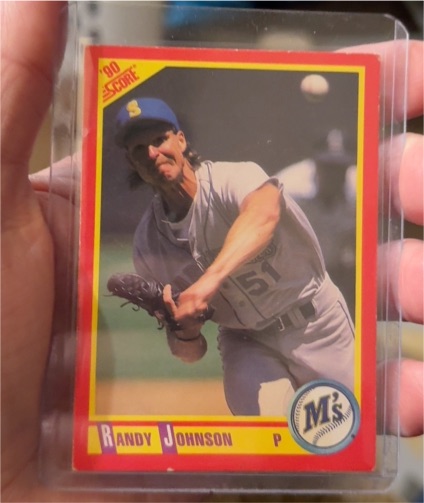 1990 Score #415 Randy Johnson — front