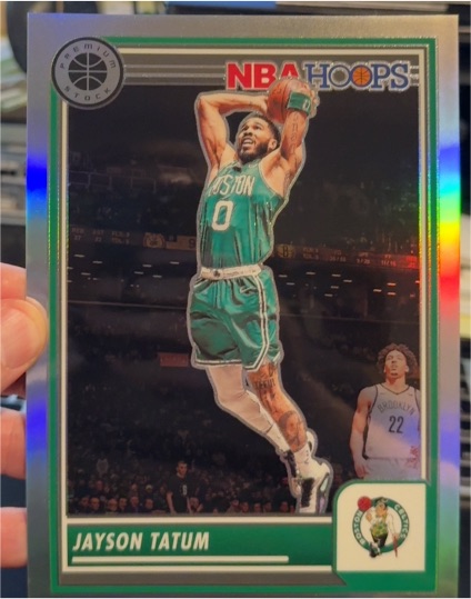2023-24 Panini NBA Hoops Premium Stock #265 Jayson Tatum — front