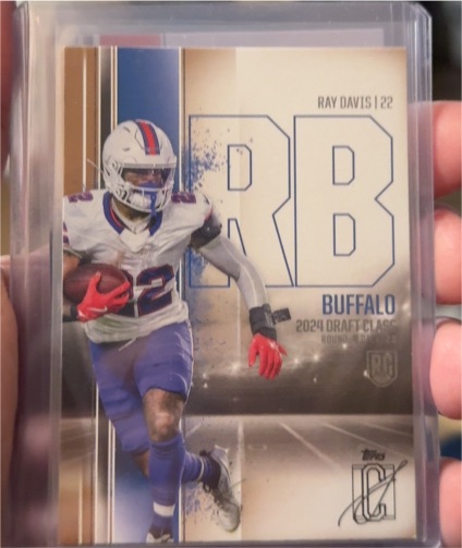 2024 Topps Signature Class #75 Ray Davis — front