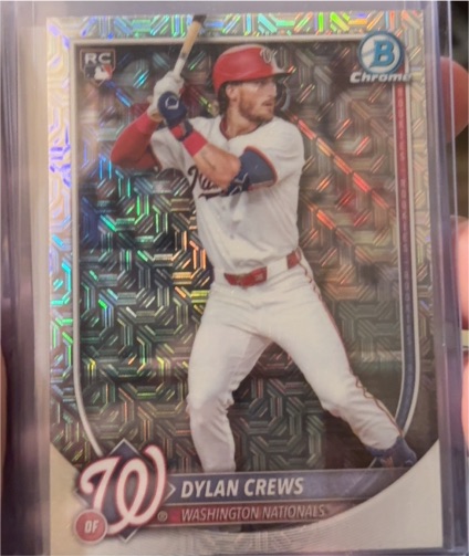 2025 Bowman Chrome #3 Dylan Crews — front