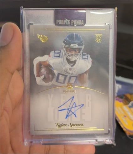 2023 Panini Luminance Year One Signatures RPS #Y1TYS Tyjae Spears — front