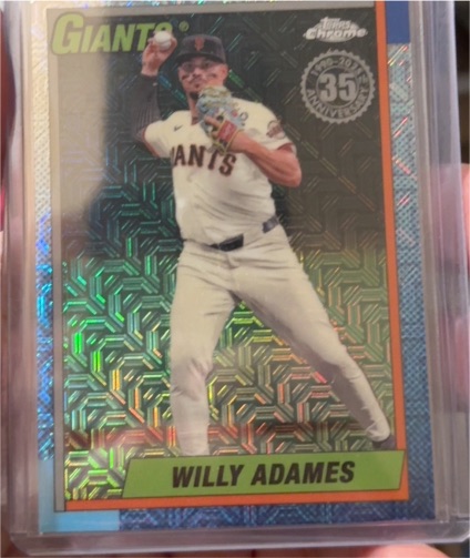 2025 Topps Series 2 1990 Topps Chrome Mojo #T90C-126 Willy Adames — front