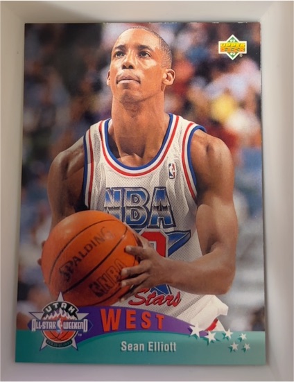 1992-93 Upper Deck #439 Sean Elliott — front