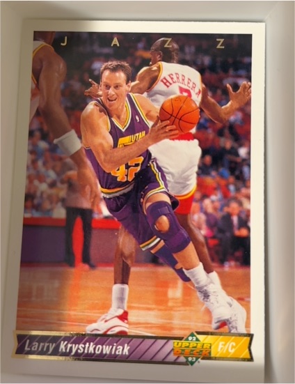 1992-93 Upper Deck #387 Larry Krystkowiak — front