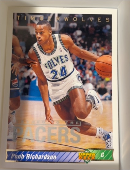 1992-93 Upper Deck #134 Pooh Richardson — front
