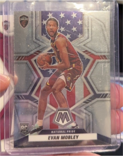 2021-22 Panini Mosaic National Pride #258 Evan Mobley — front