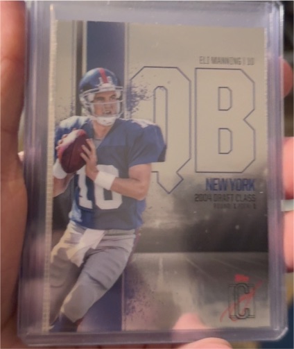2024 Topps Signature Class #36 Eli Manning — front