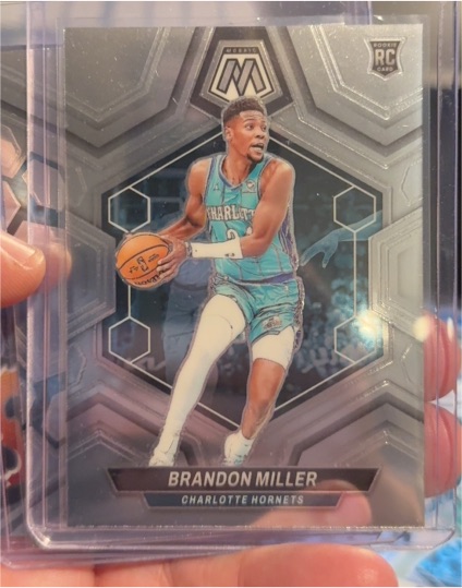 2023-24 Panini Mosaic #202 Brandon Miller — front