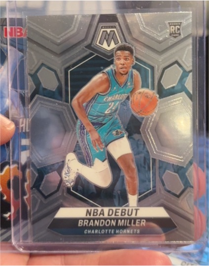 2023-24 Panini Mosaic #252 Brandon Miller NBA Debut — front