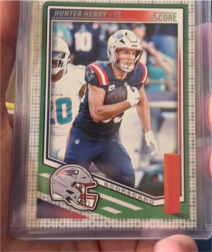 2025 Panini Score #249 Hunter Henry — front
