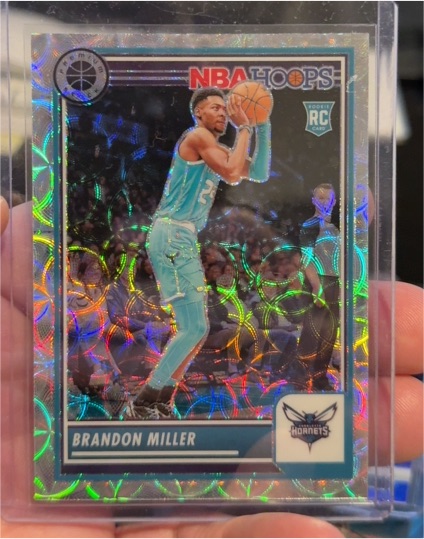 2023-24 Panini NBA Hoops Premium Stock #245 Brandon Miller — front