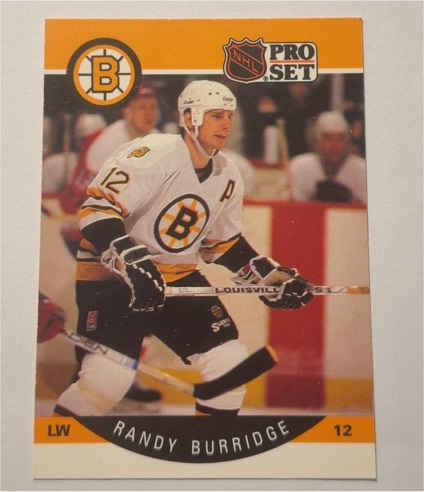 1990-91 Pro Set #2 Randy Burridge — front
