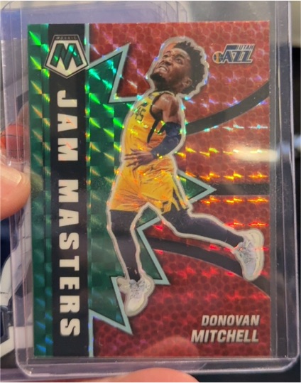 2020-21 Panini Mosaic #7 Donovan Mitchell — front
