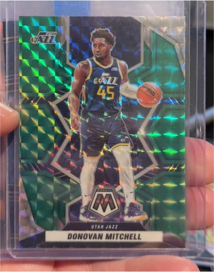 2021-22 Panini Mosaic #161 Donovan Mitchell — front