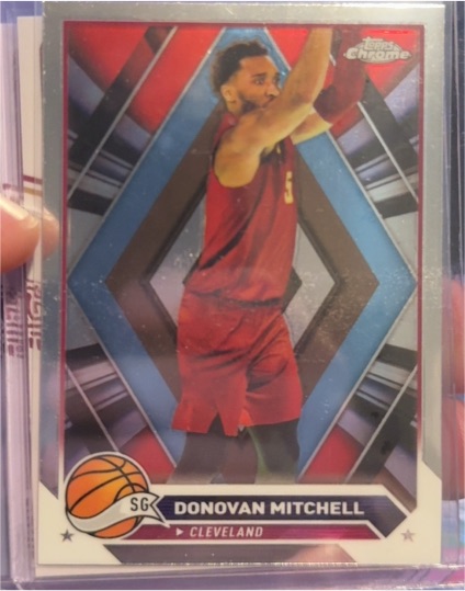 2023-24 Topps Chrome #45 Donovan Mitchell — front
