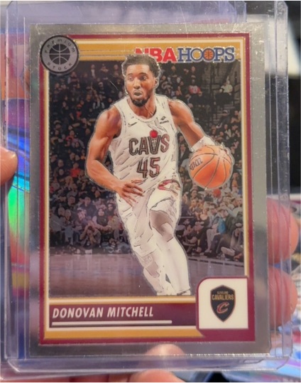 2023-24 Panini NBA Hoops Premium Stock #36 Donovan Mitchell — front