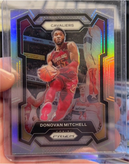 2023-24 Panini Prizm #43 Donovan Mitchell — front