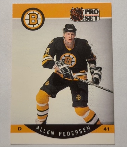 1990-91 Pro Set #12 Allen Pedersen — front