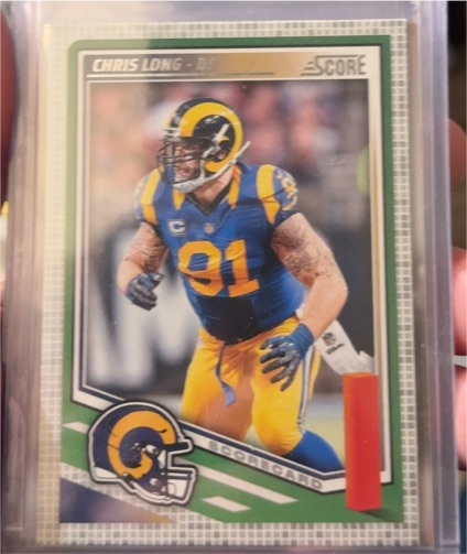 2025 Panini Score #208 Chris Long — front