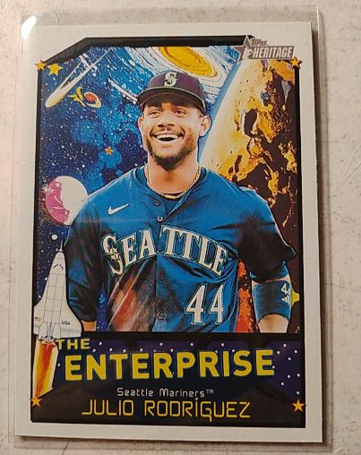 2026 Topps Heritage #TE-JR Julio Rodriguez The Enterprise — front