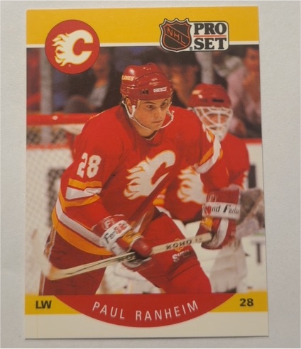 1990 Pro Set #28 Paul Ranheim — front