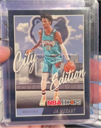 2020-21 Panini NBA Hoops City Edition #15 Ja Morant — front