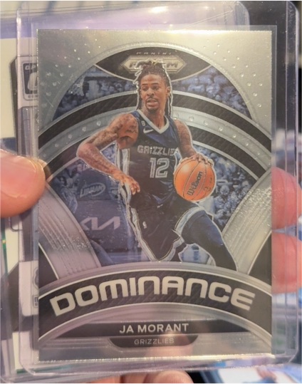 2022-23 Panini Prizm #5 Ja Morant Dominance — front