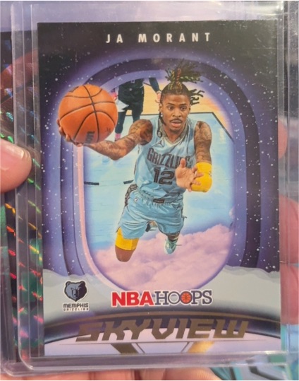 2023-24 Panini NBA Hoops #13 Ja Morant Skyview Winter — front