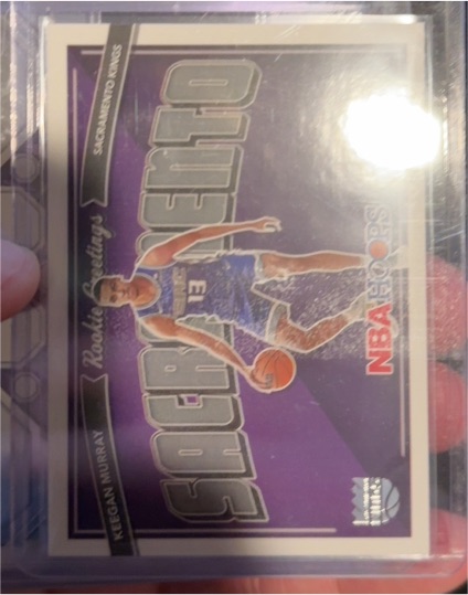 2022-23 Panini NBA Hoops #4 Keegan Murray Rookie Greetings — front