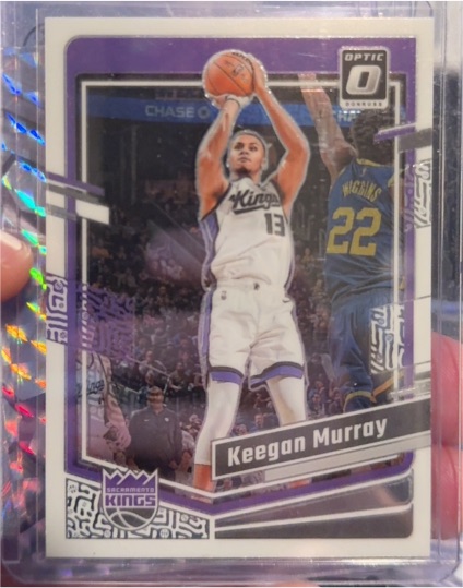 2023-24 Panini Donruss Optic #97 Keegan Murray — front