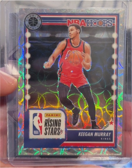 2023-24 Panini NBA Hoops Premium Stock #289 Keegan Murray — front