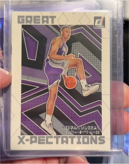 2022-23 Donruss #1 Keegan Murray Great X-Pectations Sacramento Kings — front