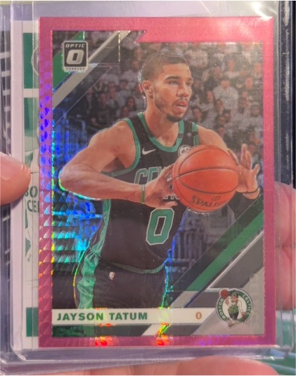 2019-20 Panini Donruss Optic #82 Jayson Tatum — front