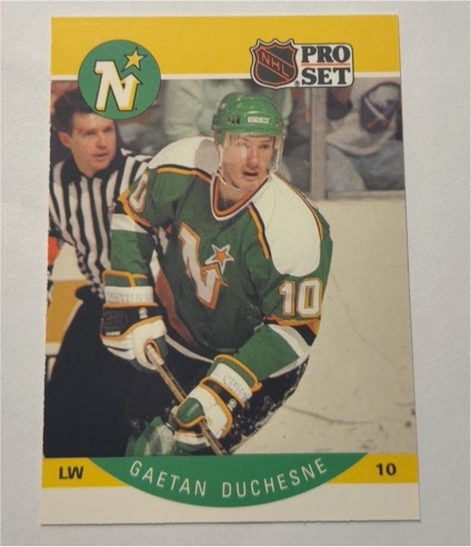 1990-91 Pro Set #137 Gaetan Duchesne — front