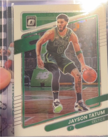 2021-22 Donruss Optic #25 Jayson Tatum — front