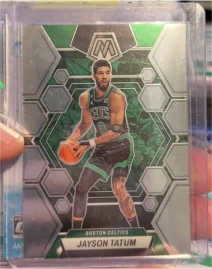 2022-23 Panini Mosaic #31 Jayson Tatum — front