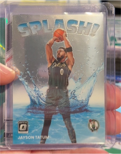 2022-23 Panini Donruss Optic #7 Jayson Tatum Splash! — front