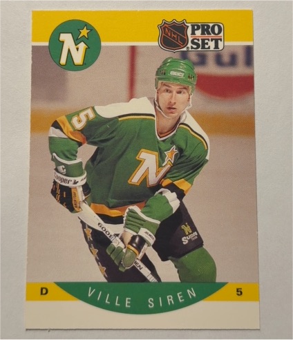 1990-91 Pro Set #144 Ville Siren — front
