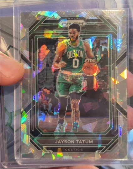 2022-23 Panini Prizm #17 Jayson Tatum — front