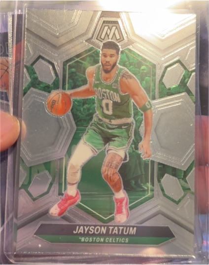 2023-24 Panini Mosaic #147 Jayson Tatum — front