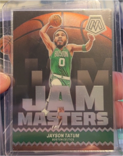 2023-24 Panini Mosaic Jam Masters #5 Jayson Tatum — front